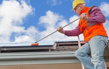 Upton Rocks soft wash roof cleaning